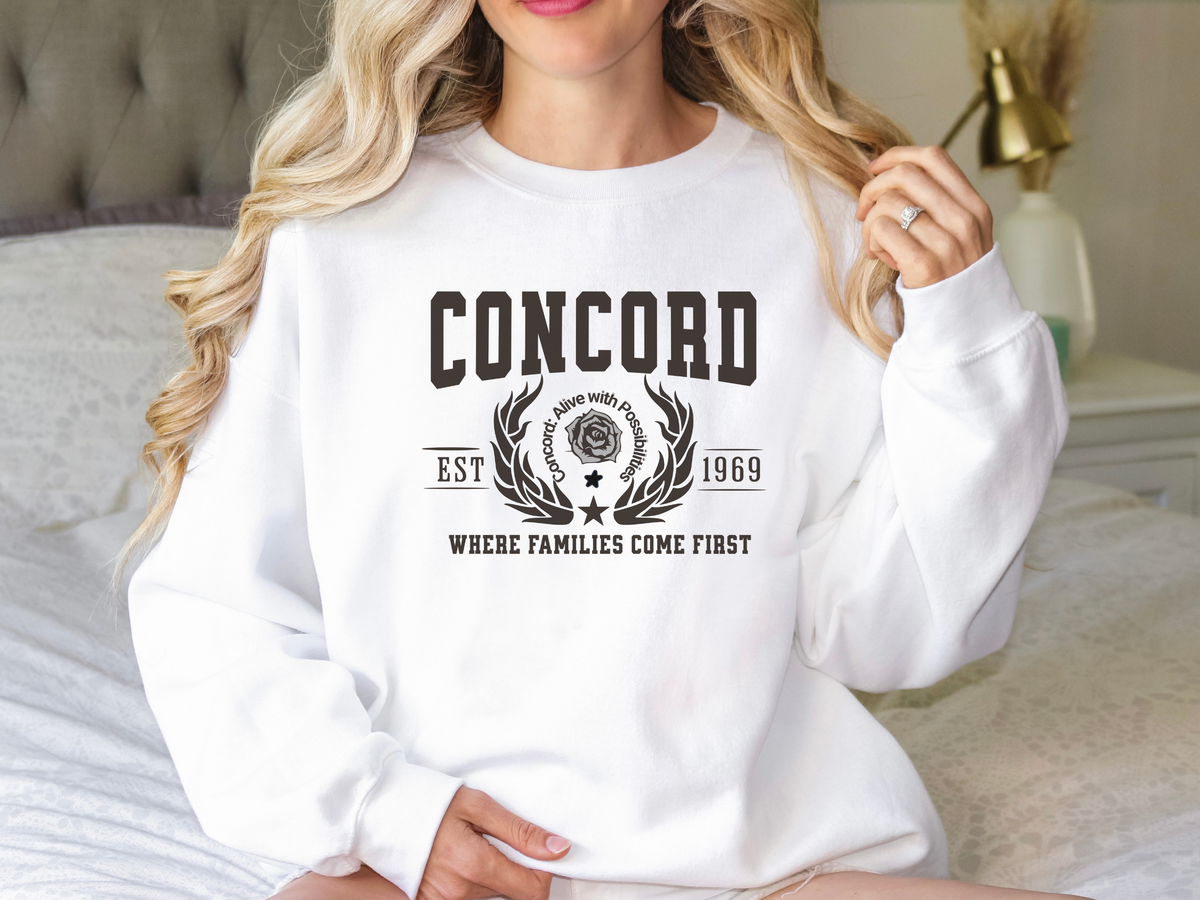 Concord Legacy Unisex Sweatshirt Where Families Come First California Comfort Pullover