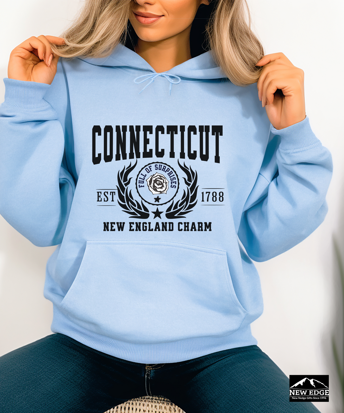 Connecticut State Legacy Hoodie – "New England Charm" | Unisex Pullover | Cozy Classic East Coast Sweatshirt