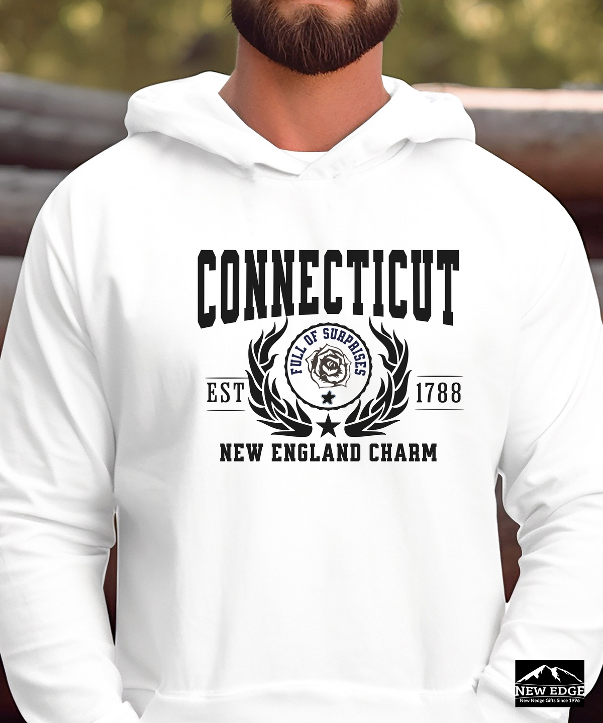Connecticut State Legacy Hoodie – "New England Charm" | Unisex Pullover | Cozy Classic East Coast Sweatshirt