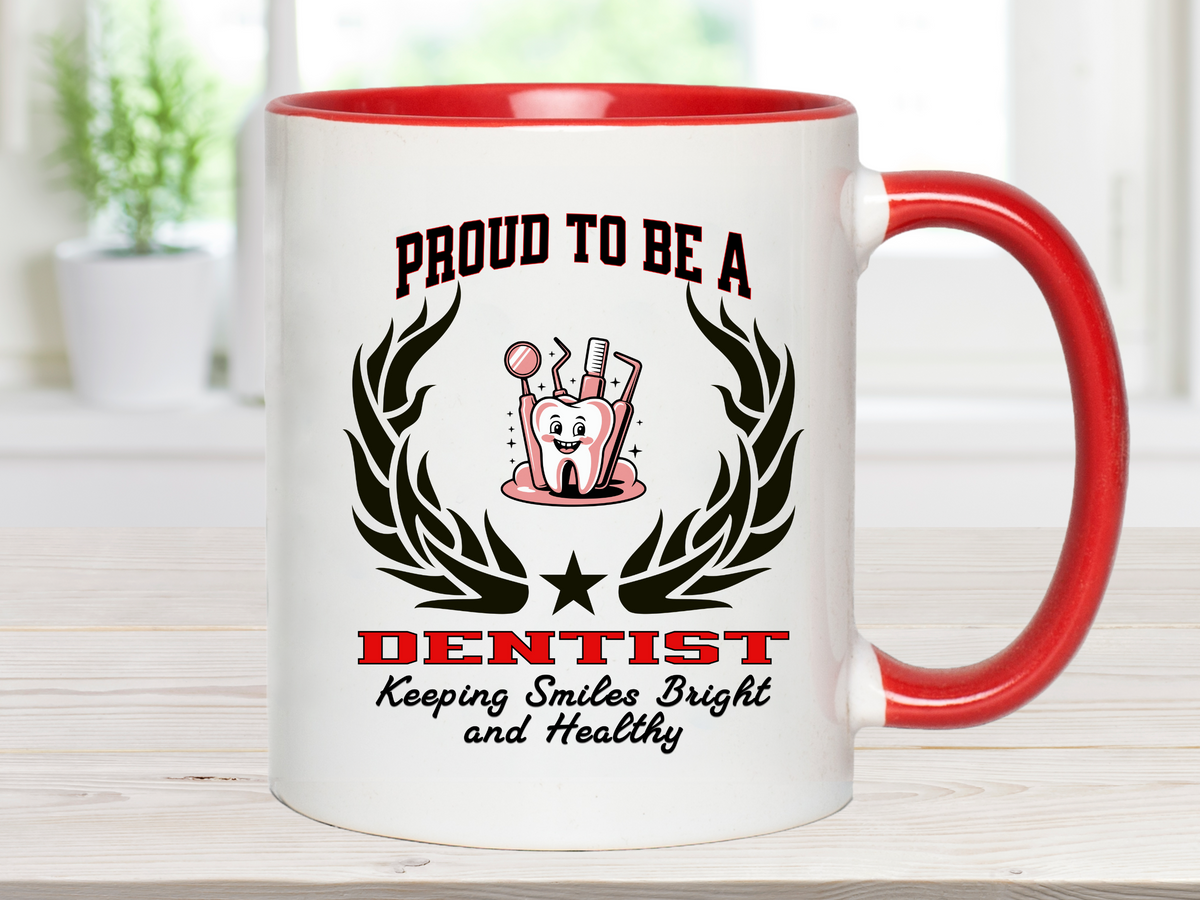 PROUD TO BE A DATABASE ADMINISTRATOR Accent Coffee Mug – “Securing Data, Empowering Decisions” – Tech Gift for DBAs & IT Pros by New Edge Gifts and Novelties