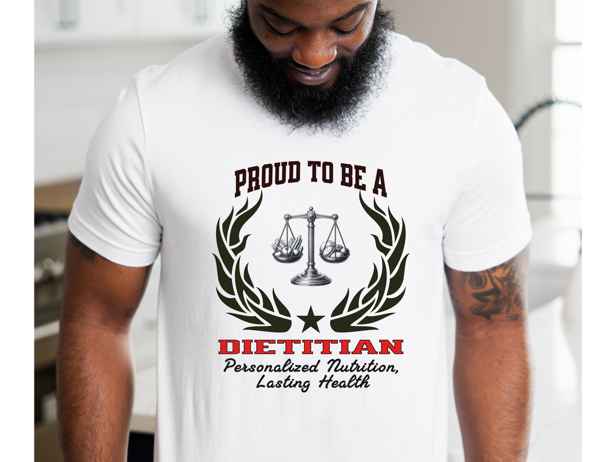 Proud to Be a DIETITIAN T-Shirt – Personalized Nutrition, Lasting Health | Unisex Wellness Tee