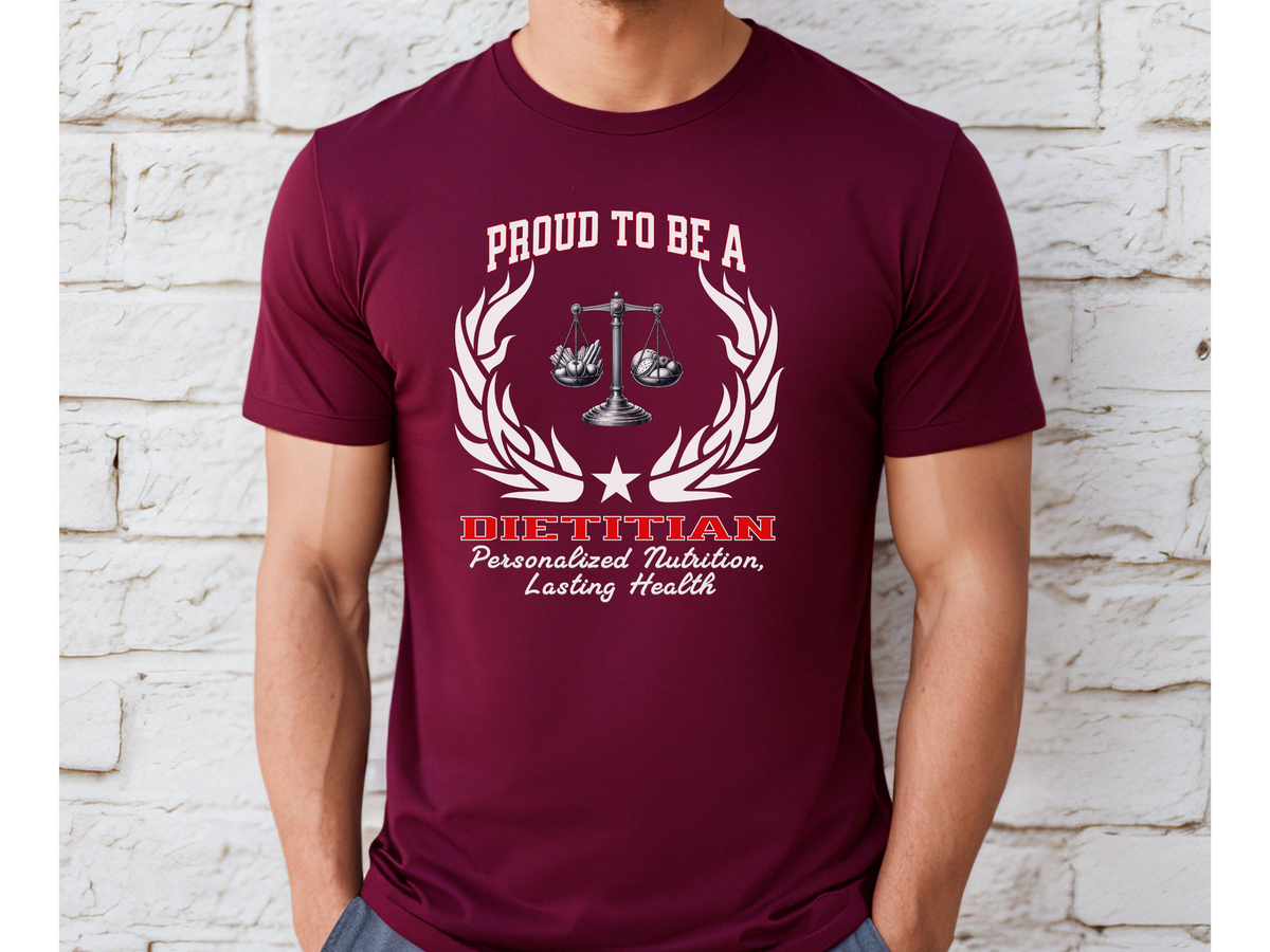 Proud to Be a DIETITIAN T-Shirt – Personalized Nutrition, Lasting Health | Unisex Wellness Tee