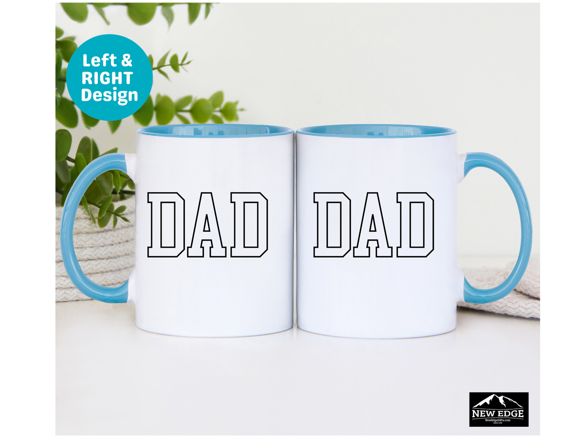 Dad Accent Mug – 11 oz & 15 oz – Perfect Father’s Day, Dad Joke, New Dad, Coffee or Tea Gift