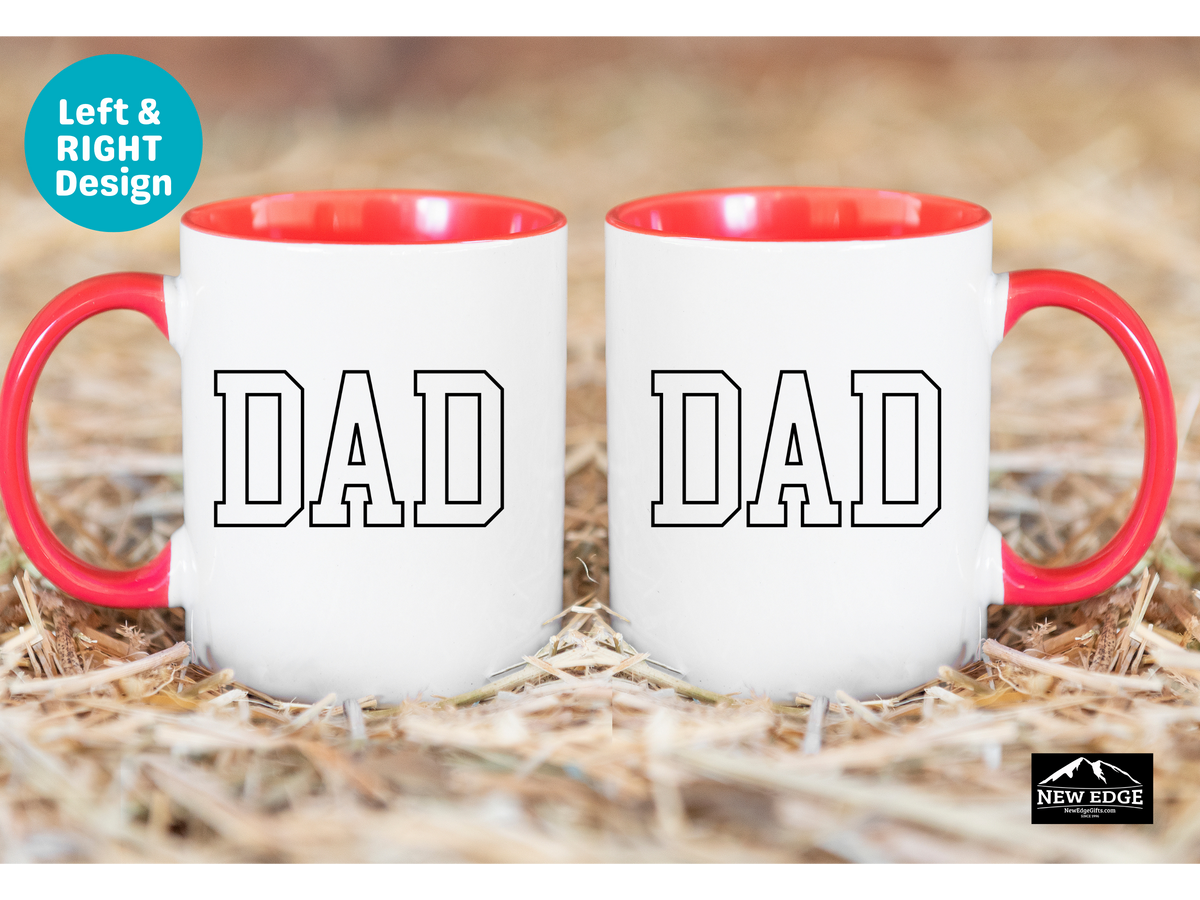 Dad Accent Mug – 11 oz & 15 oz – Perfect Father’s Day, Dad Joke, New Dad, Coffee or Tea Gift
