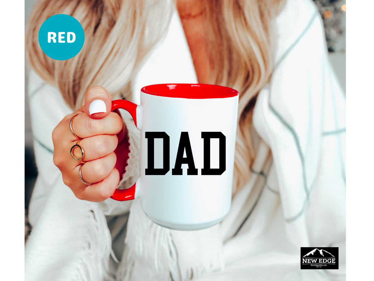 Dad Accent Mug – 11 oz & 15 oz – Perfect Father’s Day, Dad Joke, New Dad, Coffee or Tea Gift