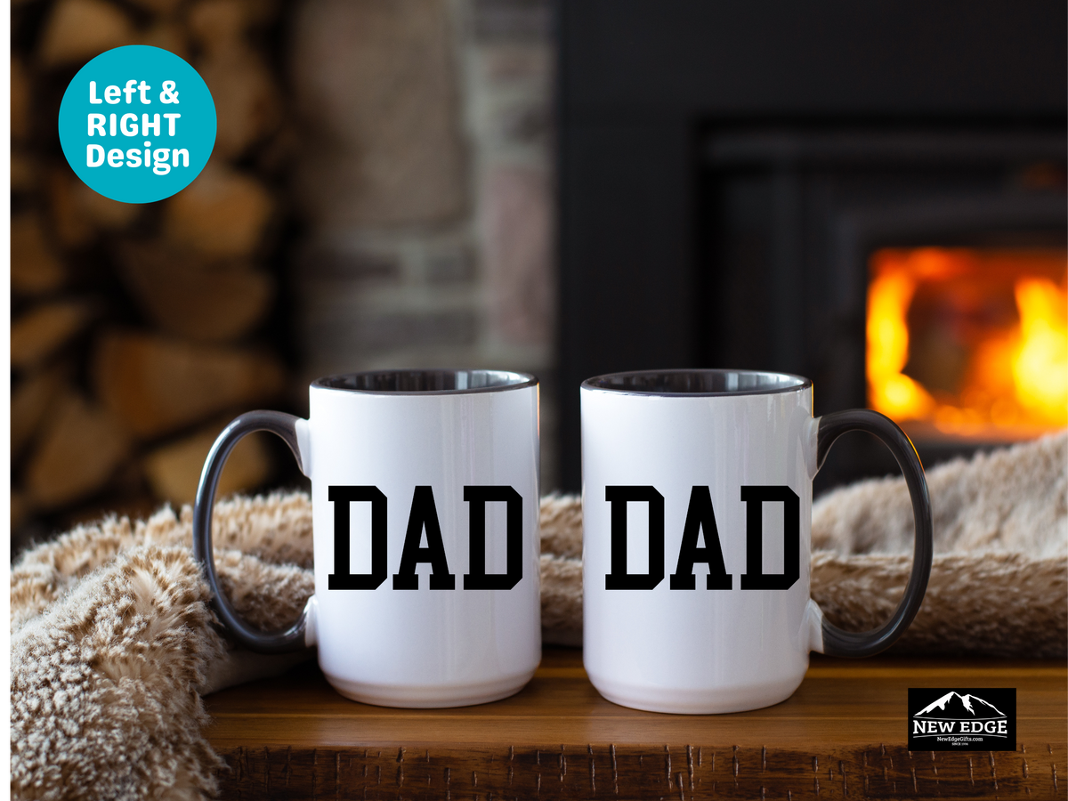 Dad Accent Mug – 11 oz & 15 oz – Perfect Father’s Day, Dad Joke, New Dad, Coffee or Tea Gift