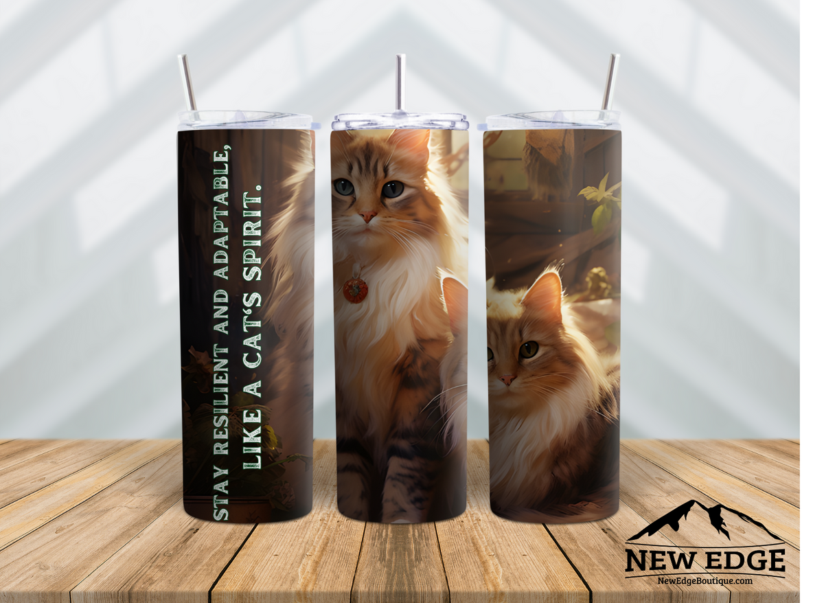 STEADY COW INSPIRATION: 20 OZ DOMESTIC ANIMAL SKINNY TUMBLER