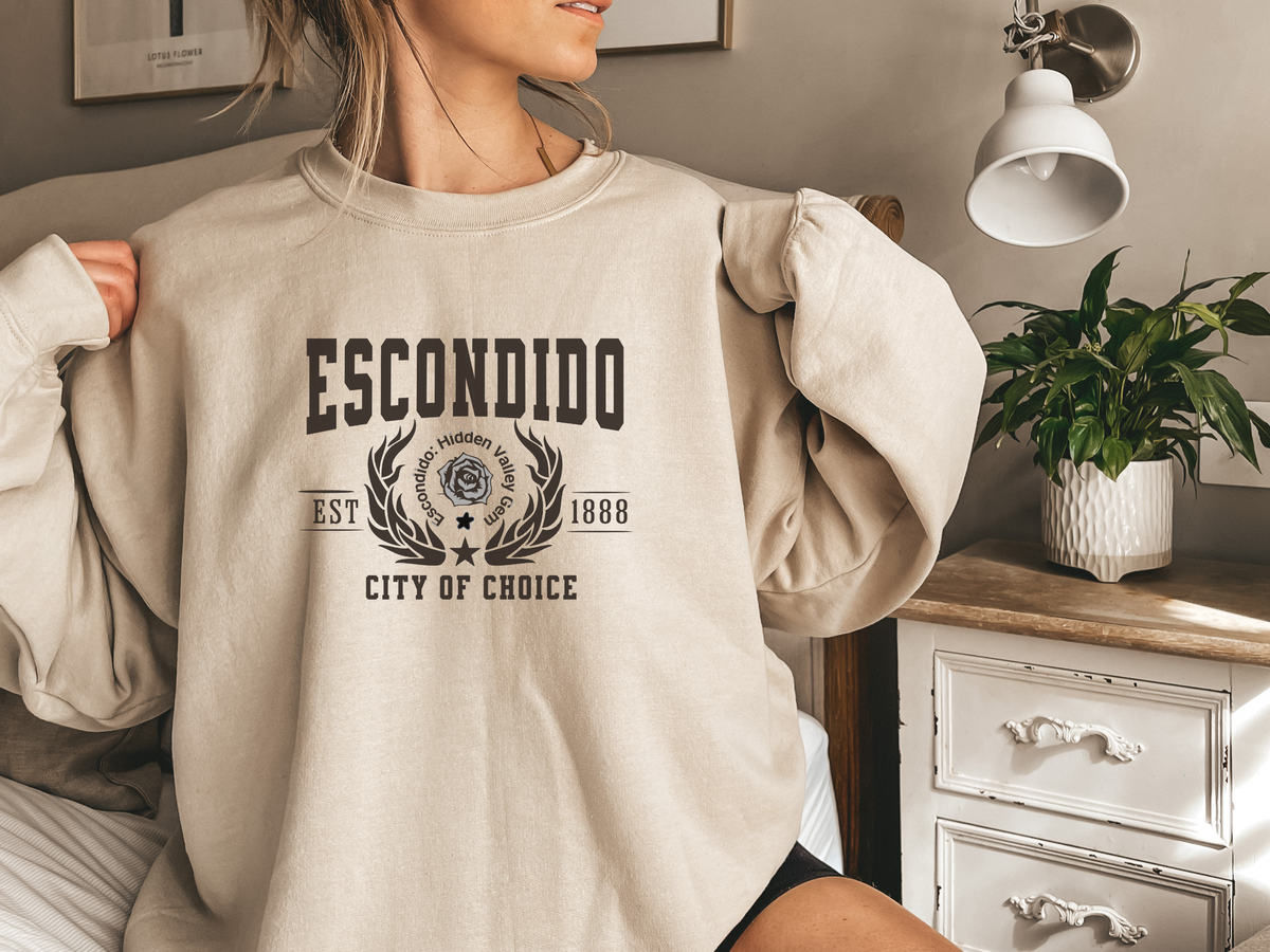 Escondido Legacy Unisex Sweatshirt City of Choice California Comfort Pullover