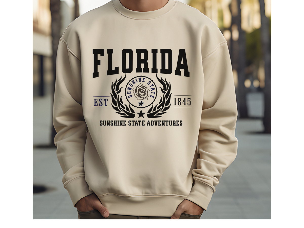 Florida State Legacy Unisex Sweatshirt – Sunshine State Adventures | Coastal Comfort & State Pride