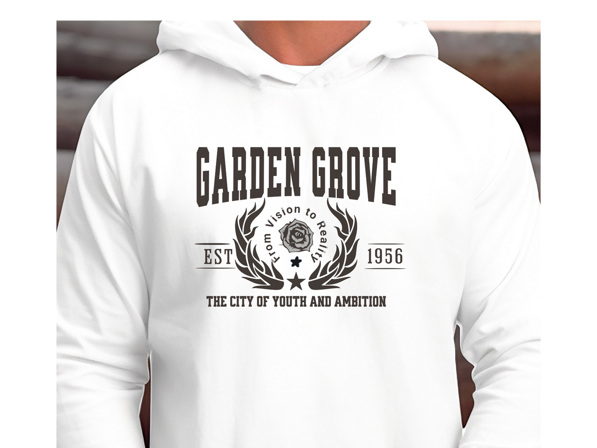 Garden Grove California Legacy Hoodie – "The City of Youth and Ambition" Unisex Sweatshirt
