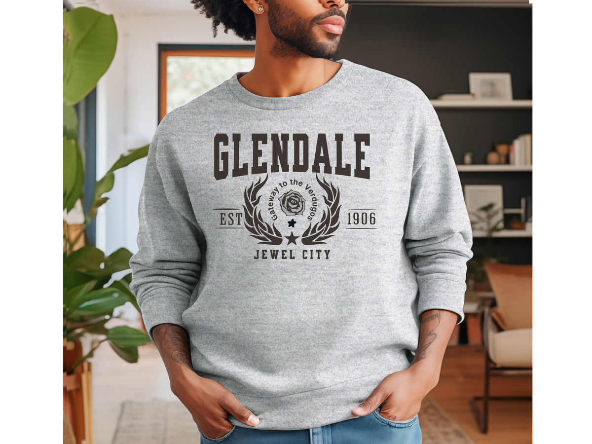 Glendale Legacy Unisex Sweatshirt Jewel City California Comfort Pullover