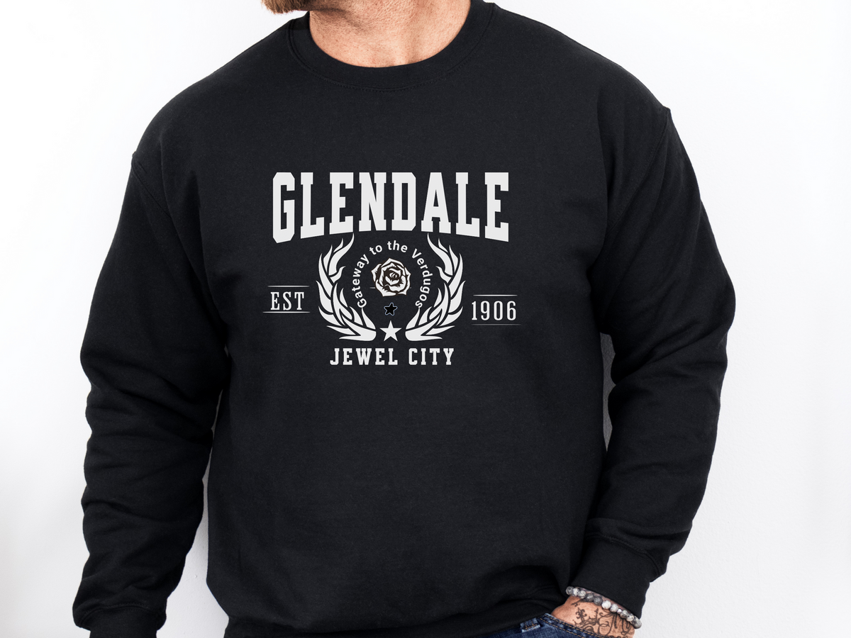Glendale Legacy Unisex Sweatshirt Jewel City California Comfort Pullover