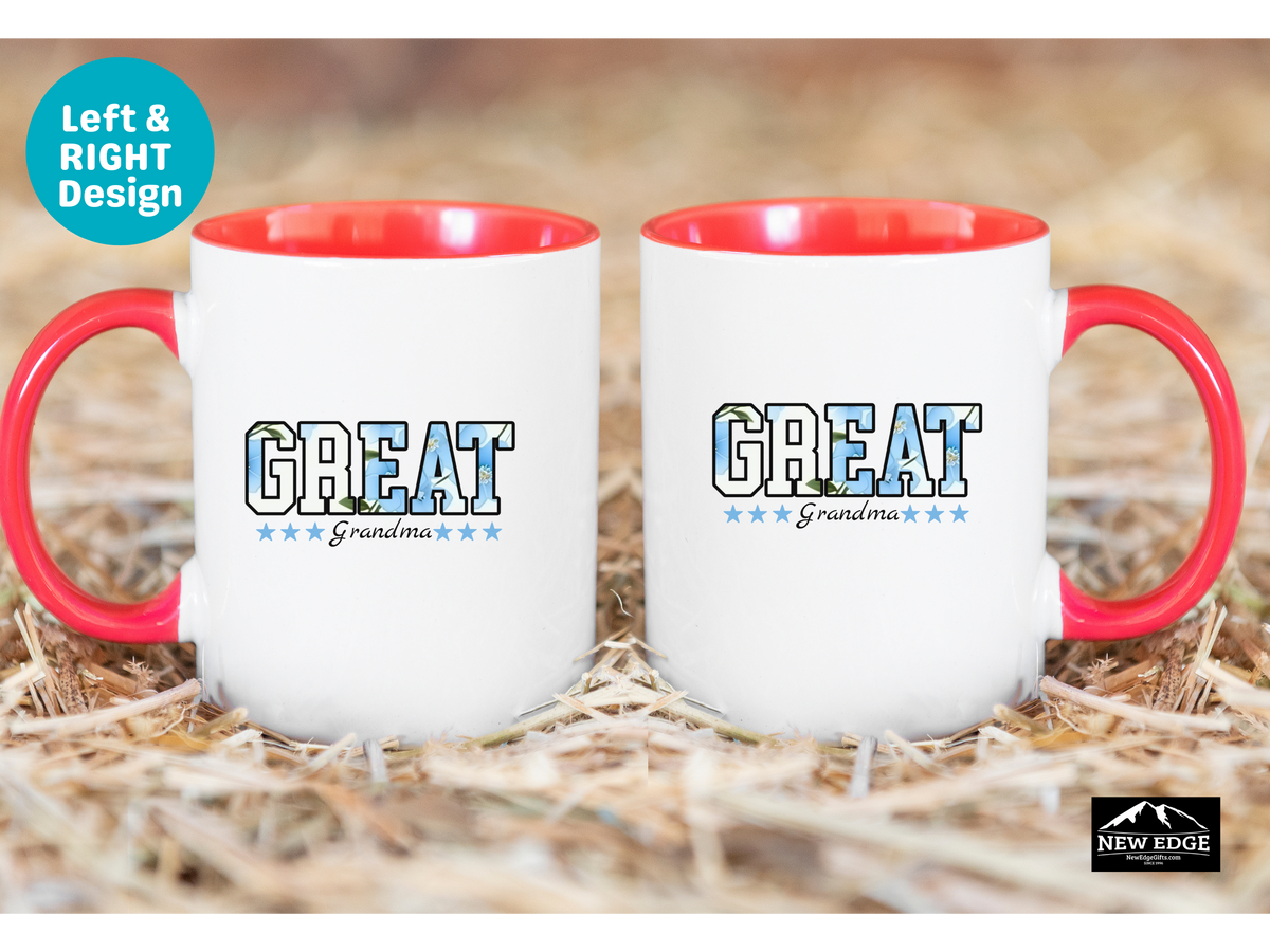 Great Grandma Accent Mug – 11oz & 15oz – Cute & Thoughtful Ceramic Coffee Cup Gift for Great Grandma