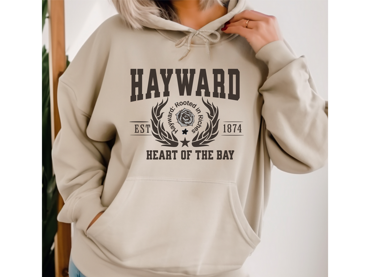 Hayward California Legacy Hoodie – "Heart of the Bay" Unisex Sweatshirt