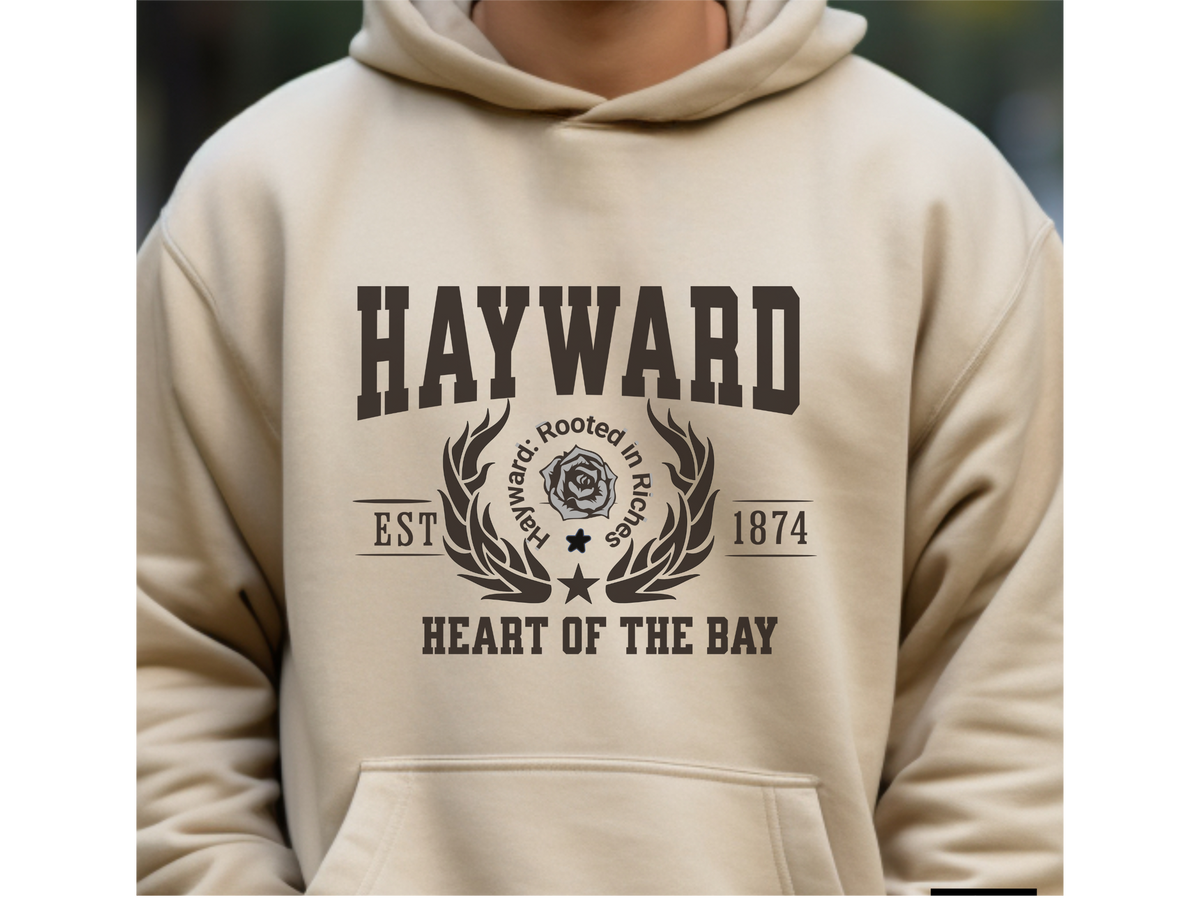 Hayward California Legacy Hoodie – "Heart of the Bay" Unisex Sweatshirt