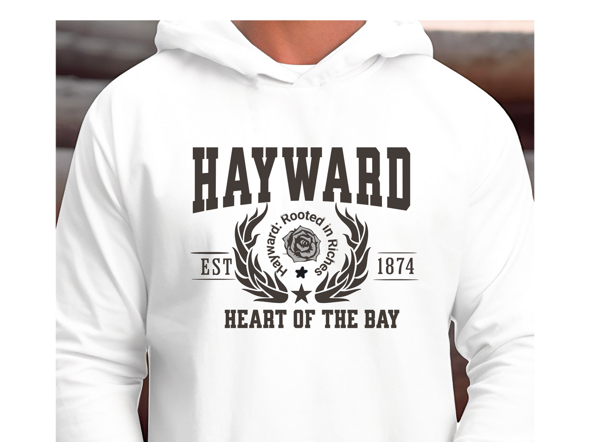 Hayward California Legacy Hoodie – "Heart of the Bay" Unisex Sweatshirt