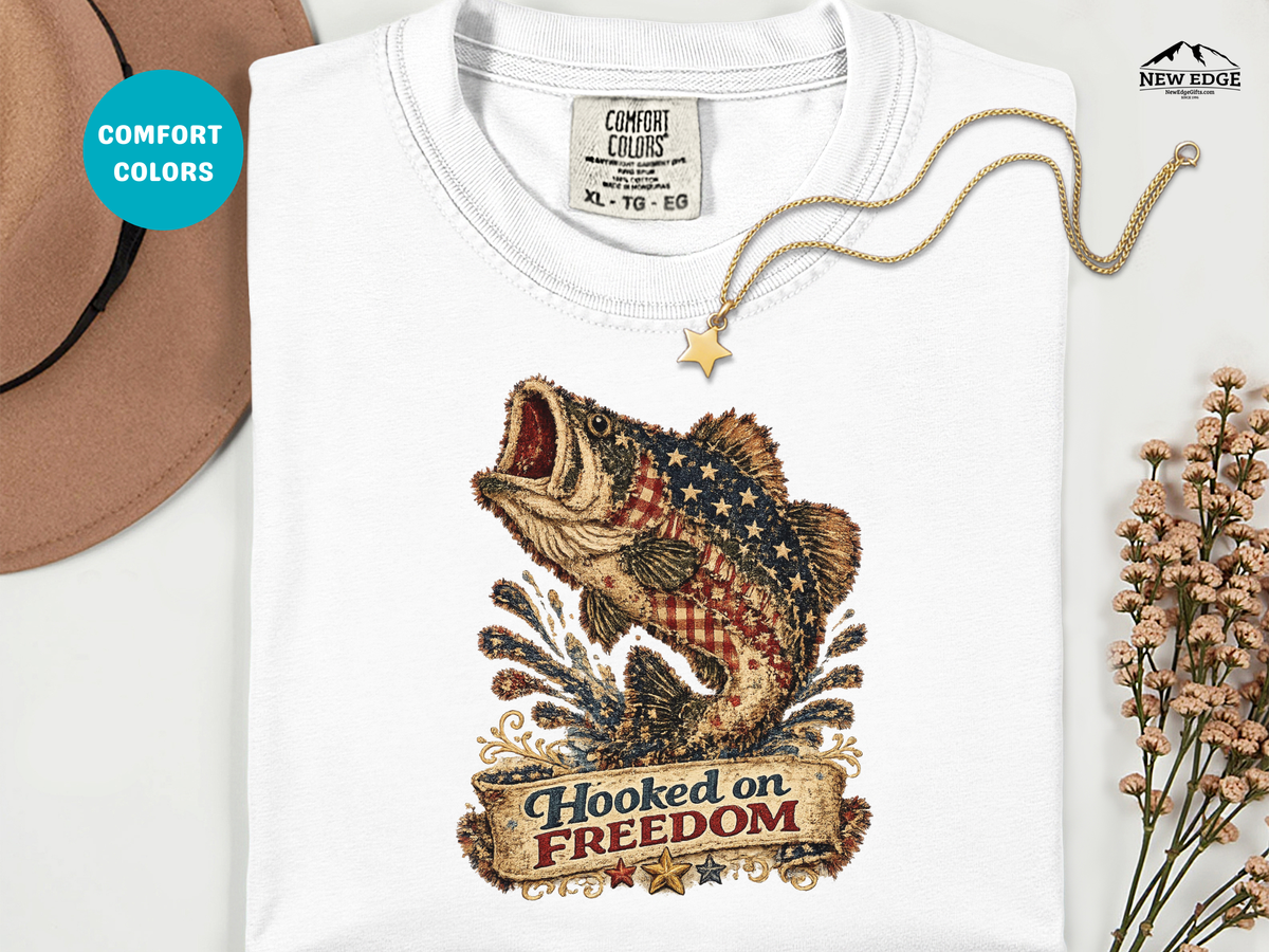 Hooked on Freedom Bass T-Shirt