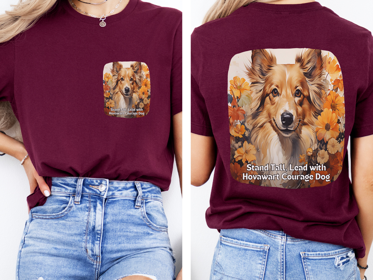 Sunflower Hovawart Dog T-Shirt – Stand Tall & Lead with Courage | Unisex Tee
