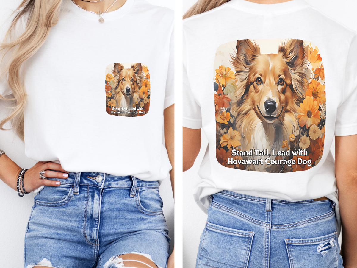Sunflower Hovawart Dog T-Shirt – Stand Tall & Lead with Courage | Unisex Tee