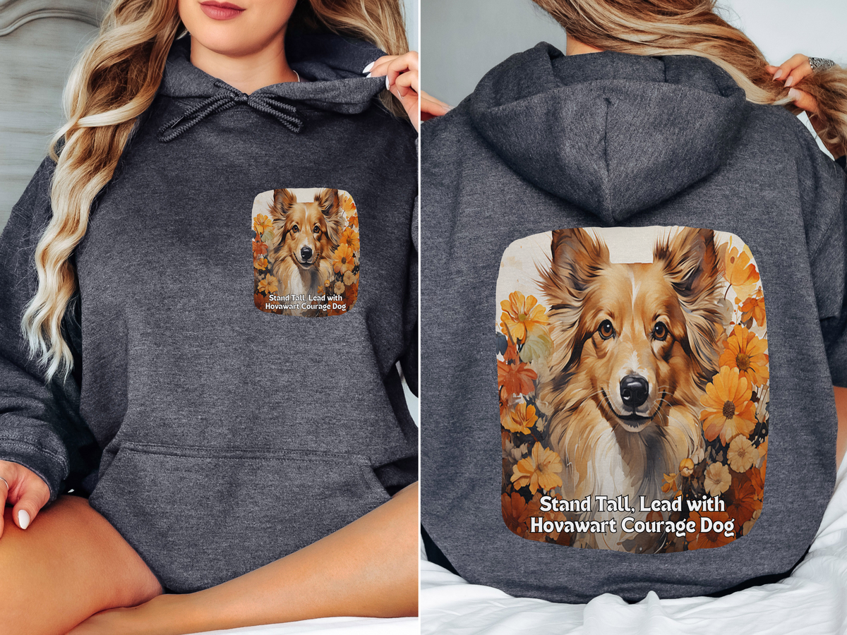 Sunflower Hovawart Unisex Hoodie – Stand Tall, Lead with Hovawart Courage
