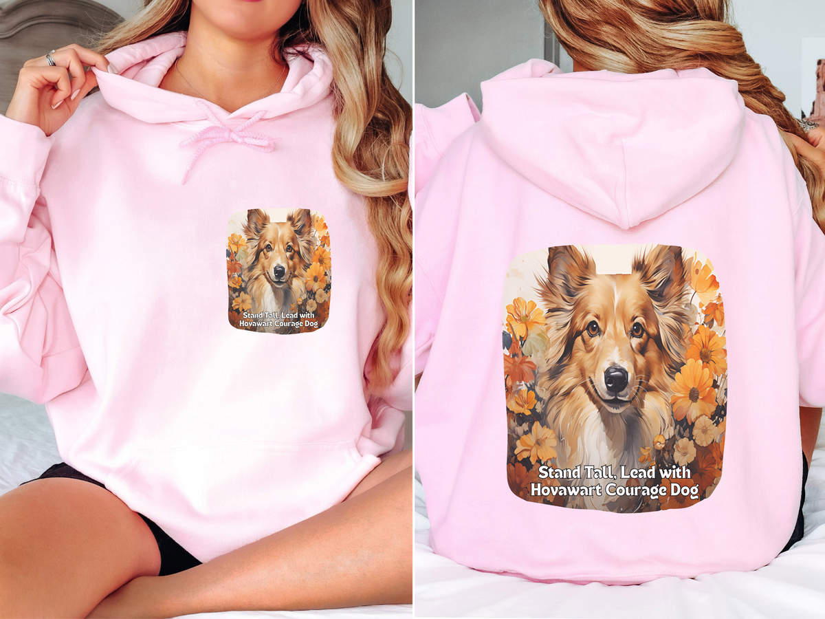 Sunflower Hovawart Unisex Hoodie – Stand Tall, Lead with Hovawart Courage