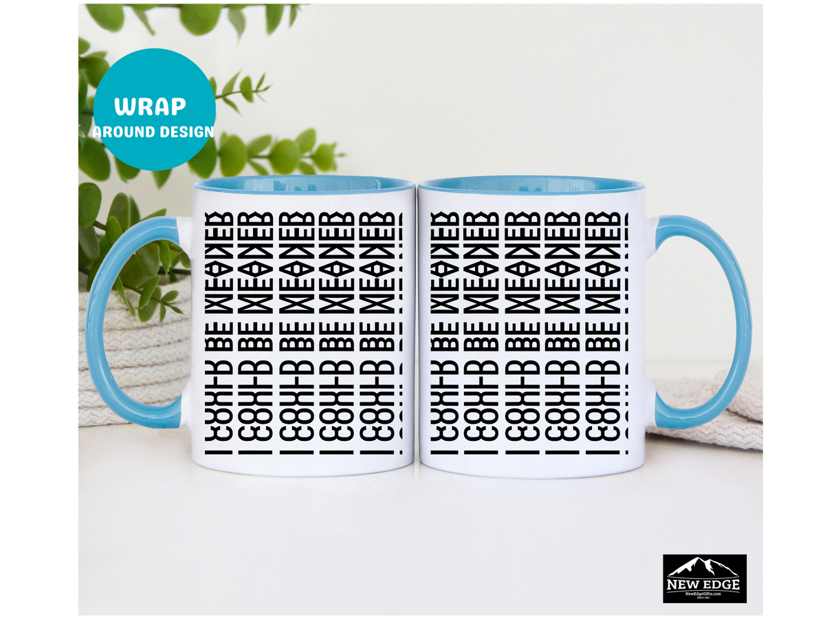 I COULD BE MEANER Mug – Funny Sarcastic Coffee Cup, 11oz & 15oz Ceramic, Hidden Message Gift for Coworkers & Sassy Moms