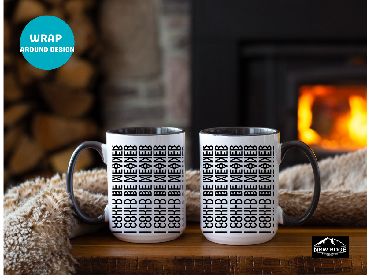 I COULD BE MEANER Mug – Funny Sarcastic Coffee Cup, 11oz & 15oz Ceramic, Hidden Message Gift for Coworkers & Sassy Moms