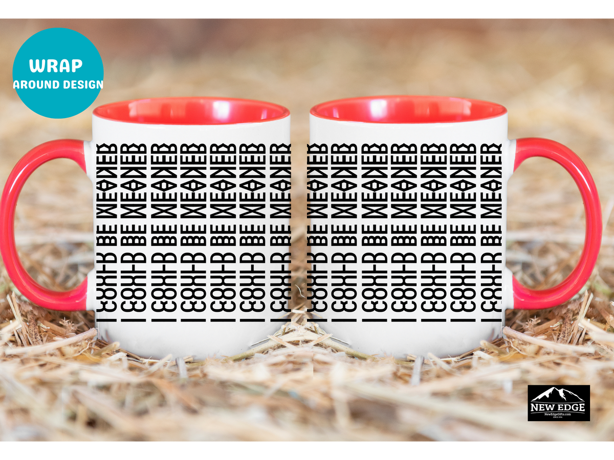 I COULD BE MEANER Mug – Funny Sarcastic Coffee Cup, 11oz & 15oz Ceramic, Hidden Message Gift for Coworkers & Sassy Moms