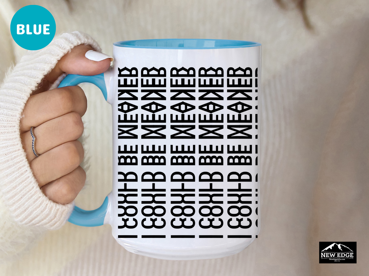 I COULD BE MEANER Mug – Funny Sarcastic Coffee Cup, 11oz & 15oz Ceramic, Hidden Message Gift for Coworkers & Sassy Moms