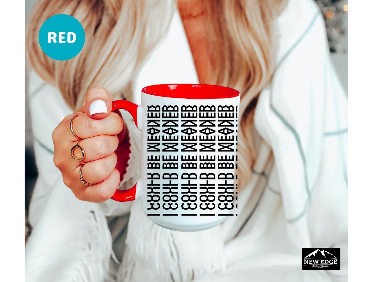 I COULD BE MEANER Mug – Funny Sarcastic Coffee Cup, 11oz & 15oz Ceramic, Hidden Message Gift for Coworkers & Sassy Moms