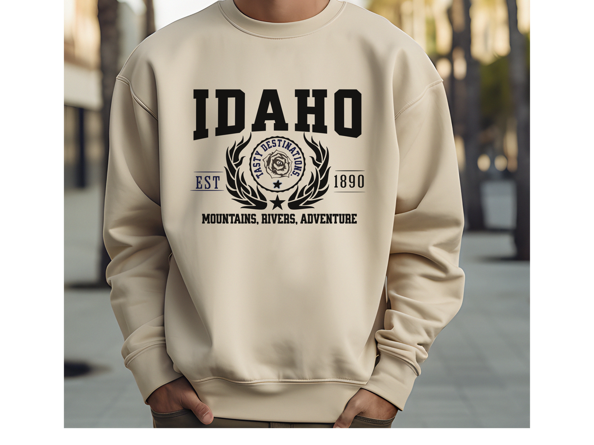Idaho State Legacy Unisex Sweatshirt – Mountains, Rivers, Adventure | Nature-Inspired Comfort