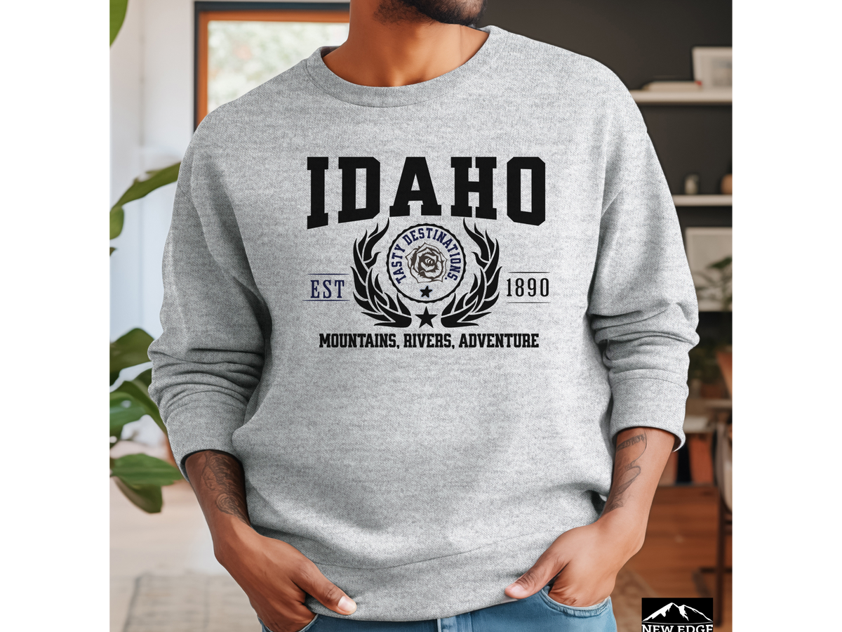 Idaho State Legacy Unisex Sweatshirt – Mountains, Rivers, Adventure | Nature-Inspired Comfort