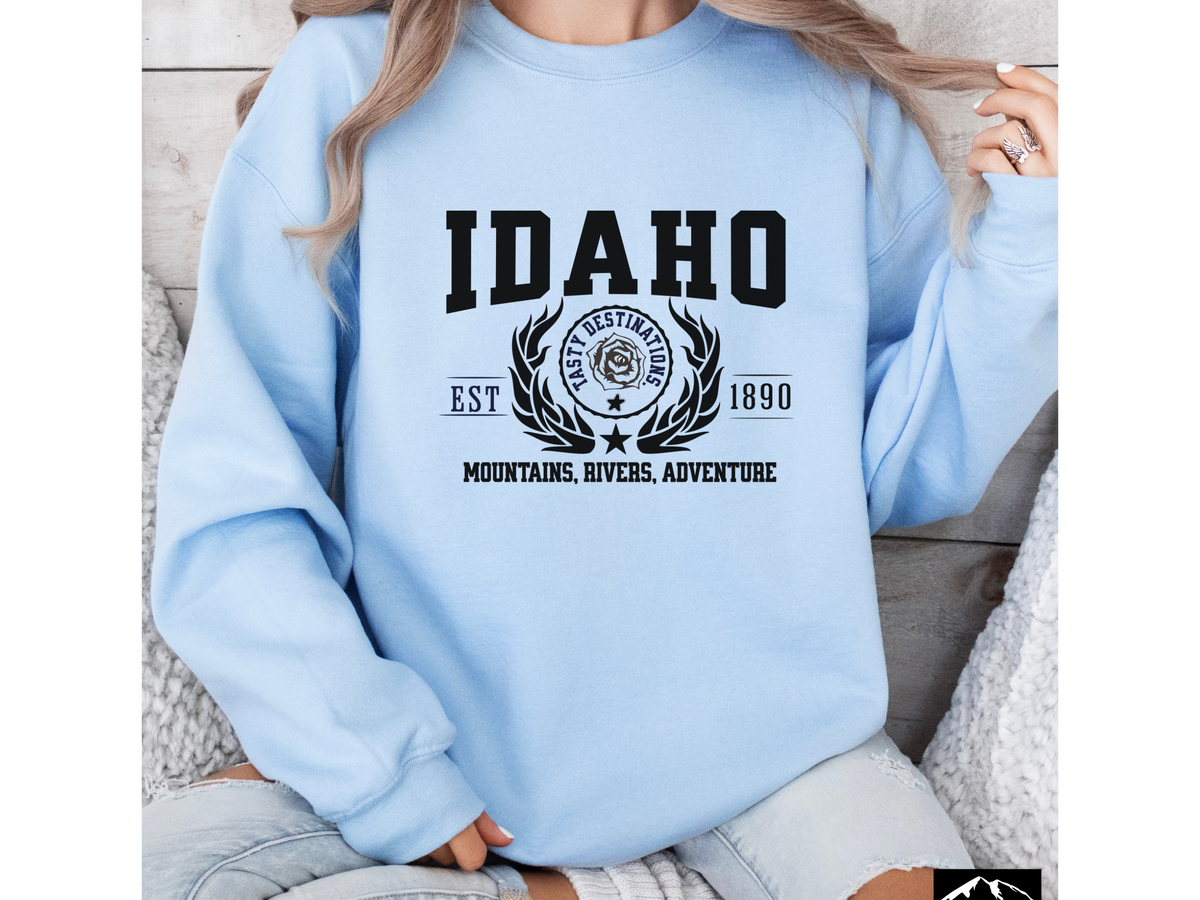 Idaho State Legacy Unisex Sweatshirt – Mountains, Rivers, Adventure | Nature-Inspired Comfort