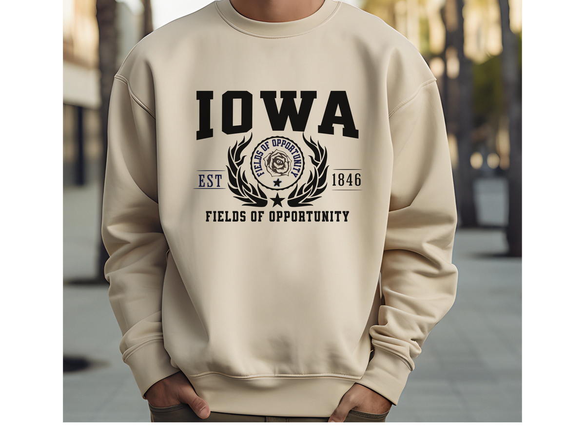 Iowa State Legacy Unisex Sweatshirt – Fields of Opportunity | Midwest Heritage Pullover