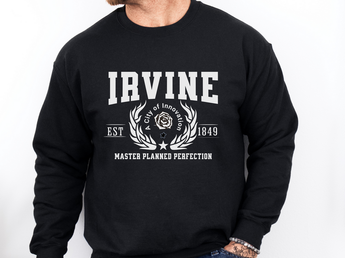 Irvine Legacy Unisex Sweatshirt Master Planned Perfection California City Comfort Pullover