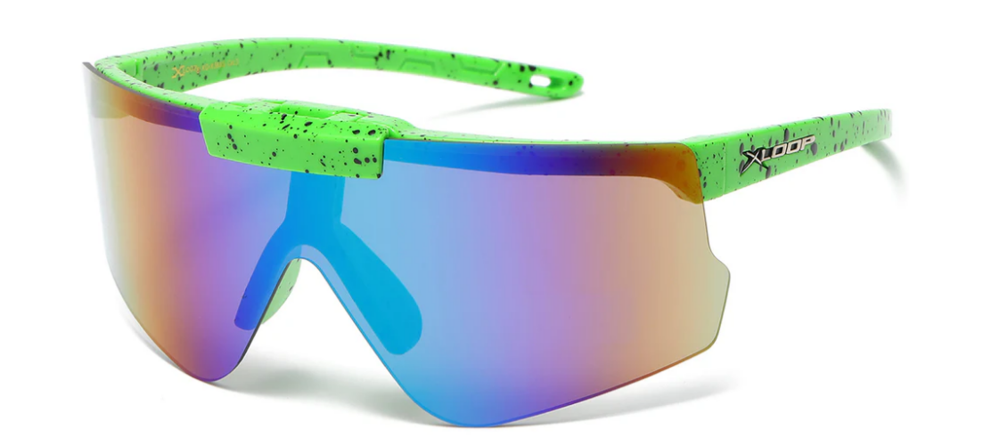 XLoop Kids' Semi-Rimless Sport Sunglasses – Polarized HD Mirrored Lenses