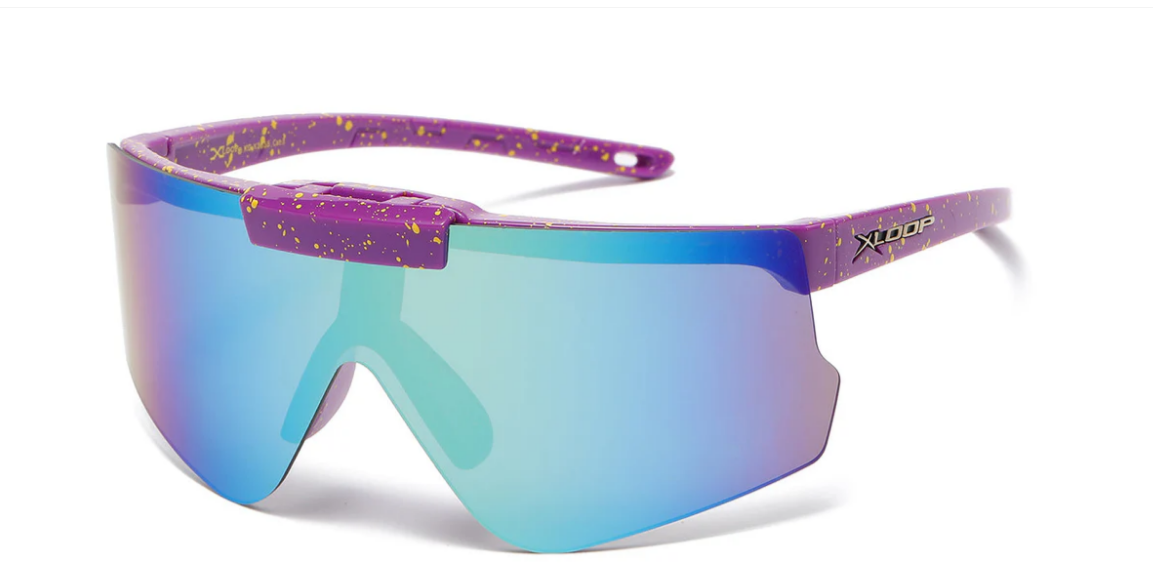 XLoop Kids' Semi-Rimless Sport Sunglasses – Polarized HD Mirrored Lenses