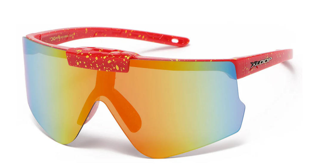 XLoop Kids' Semi-Rimless Sport Sunglasses – Polarized HD Mirrored Lenses