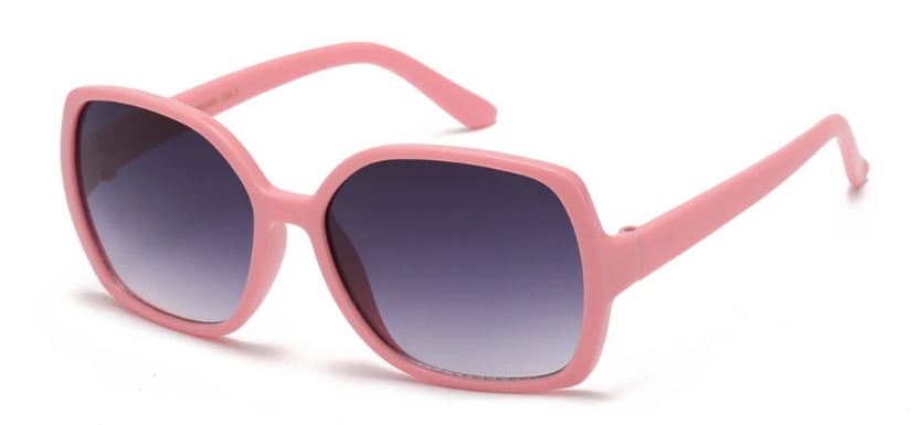 Juniors Romance KG-ROM90095 Square Sunglasses – Colorful Polymer Frame, Gradient Lenses, Kids UV400 Protection