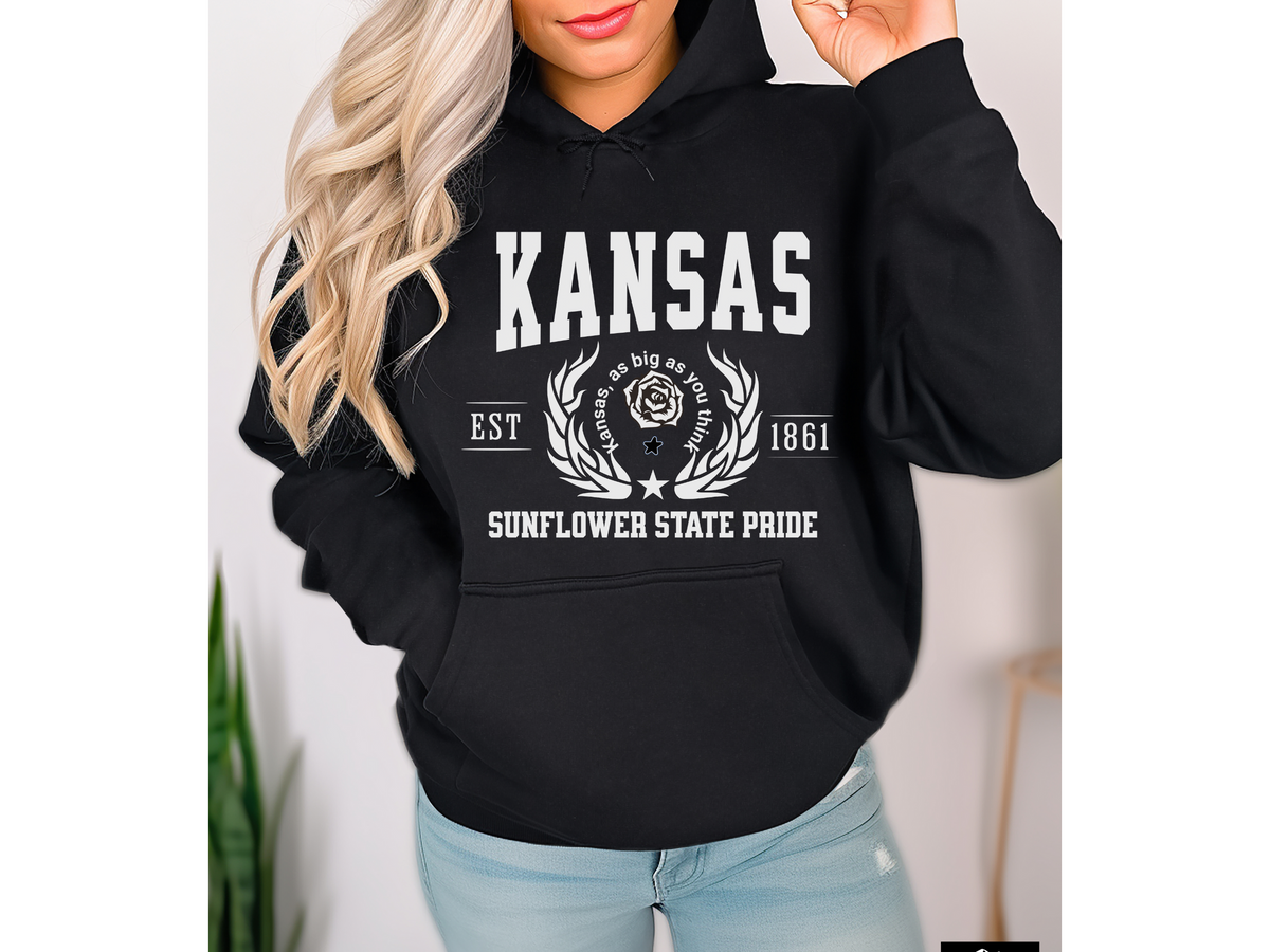 Kansas State Legacy Hoodie – "Sunflower State Pride" | Unisex Pullover | Midwest Comfort Sweatshirt
