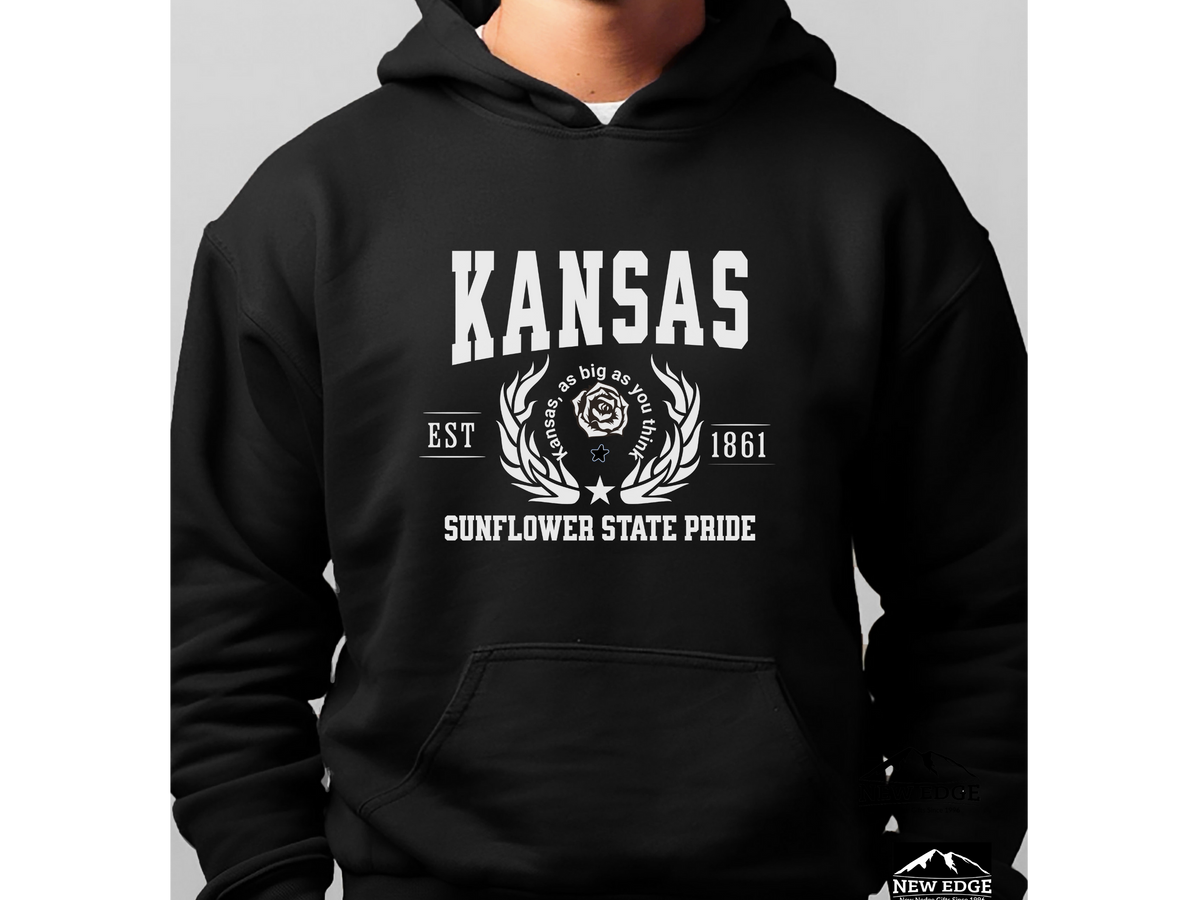 Kansas State Legacy Hoodie – "Sunflower State Pride" | Unisex Pullover | Midwest Comfort Sweatshirt