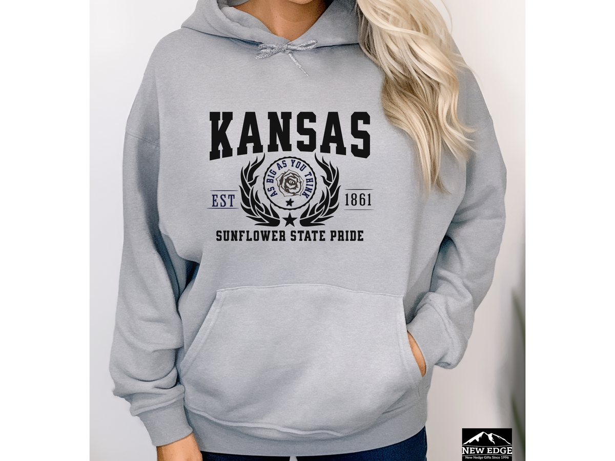 Kansas State Legacy Hoodie – "Sunflower State Pride" | Unisex Pullover | Midwest Comfort Sweatshirt