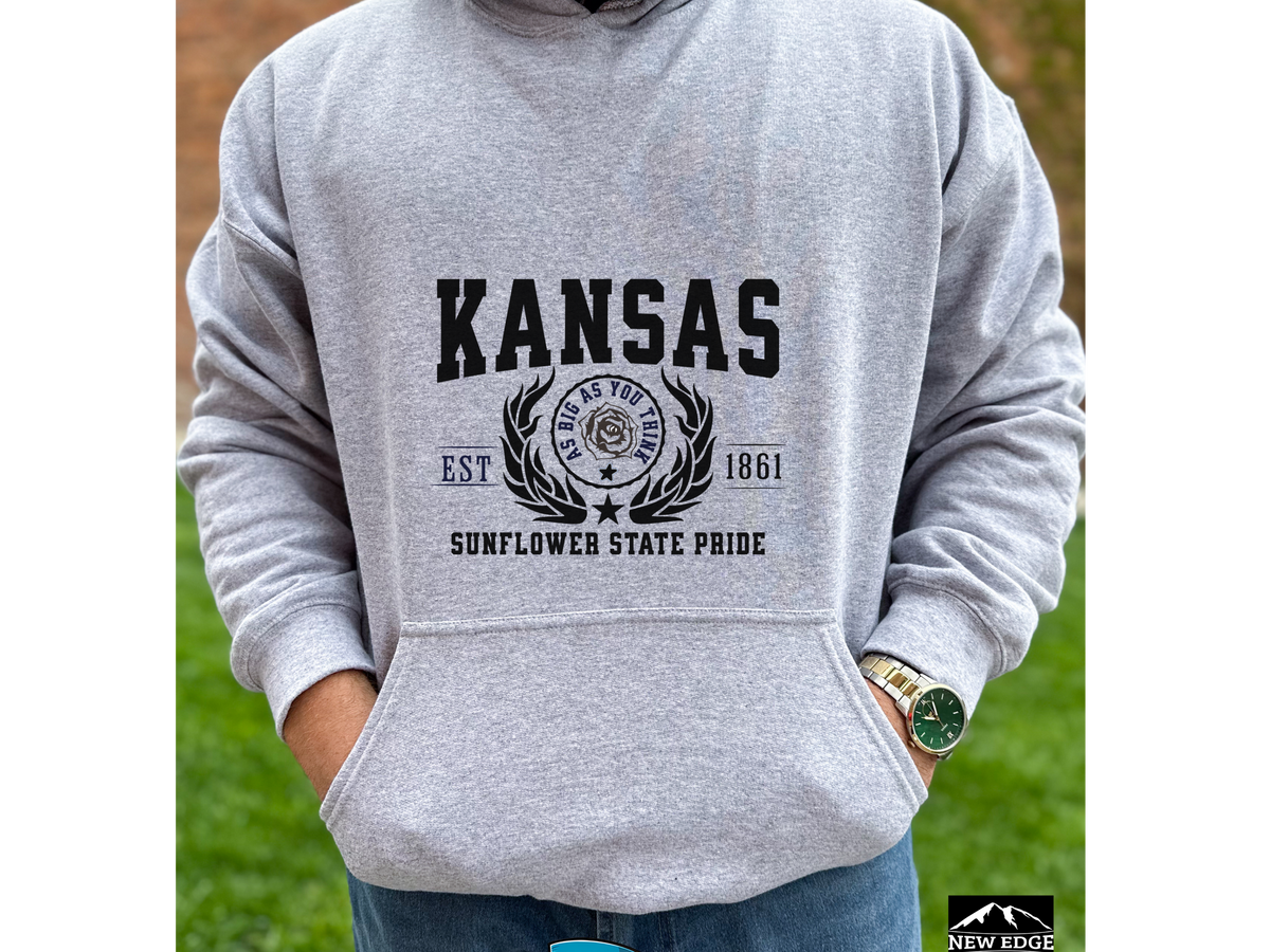 Kansas State Legacy Hoodie – "Sunflower State Pride" | Unisex Pullover | Midwest Comfort Sweatshirt