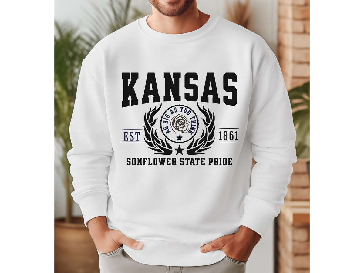 Kansas State Legacy Sweatshirt – Sunflower State Pride | Unisex Midwest Roots Crewneck