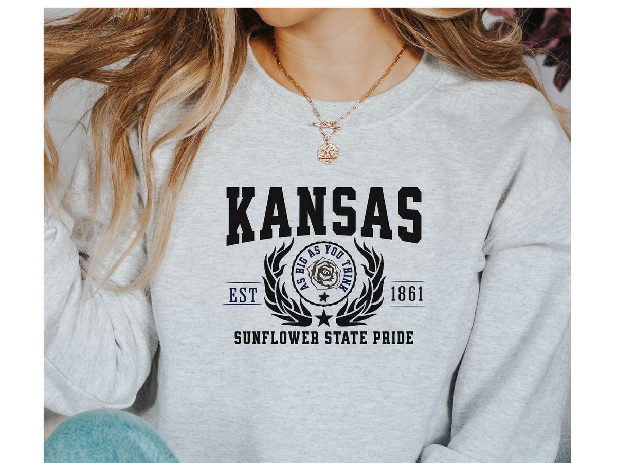 Kansas State Legacy Sweatshirt – Sunflower State Pride | Unisex Midwest Roots Crewneck