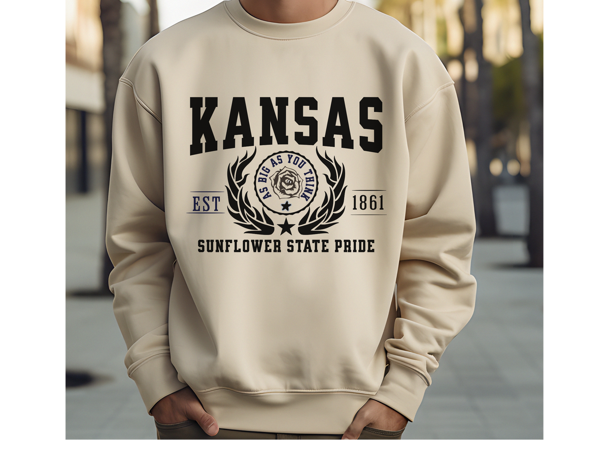 Kansas State Legacy Sweatshirt – Sunflower State Pride | Unisex Midwest Roots Crewneck