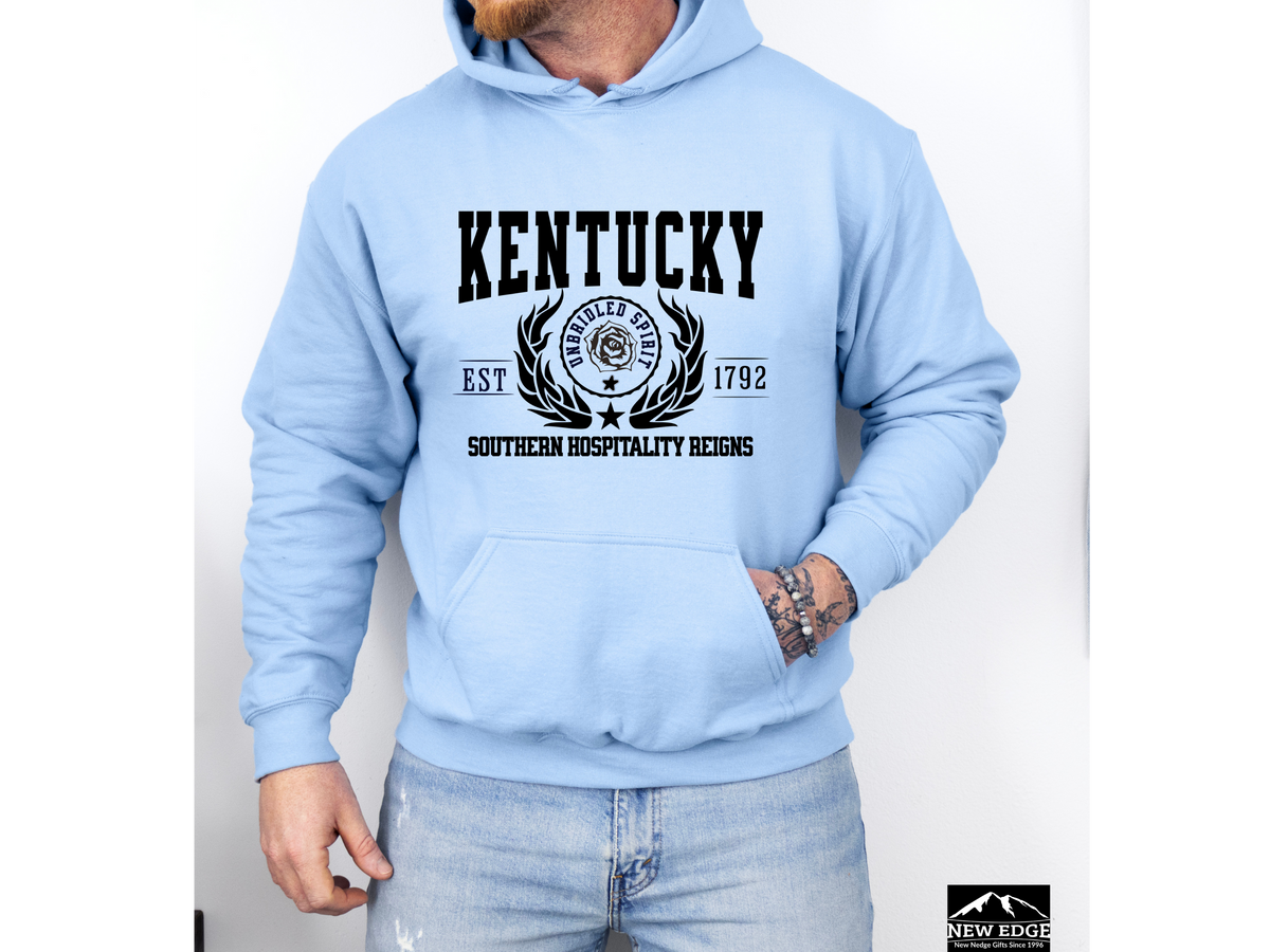 Kentucky State Legacy Hoodie – "Southern Hospitality Reigns" | Unisex Pullover | Bluegrass State Comfort Sweatshirt
