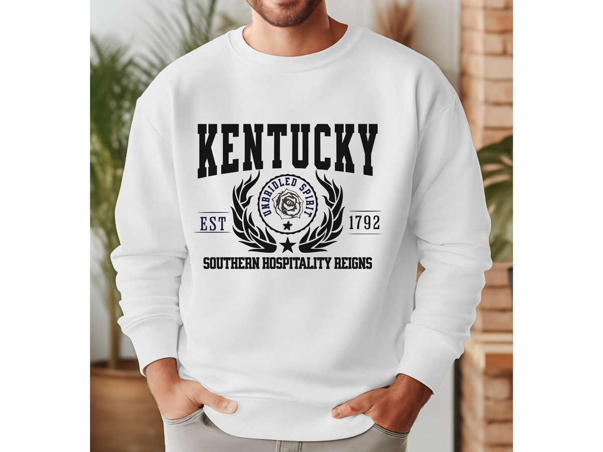 Kentucky State Legacy Sweatshirt – Southern Hospitality Reigns | Unisex Bluegrass Charm Crewneck