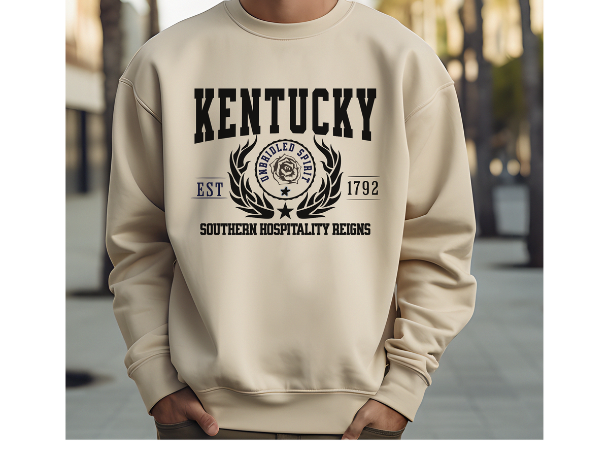 Kentucky State Legacy Sweatshirt – Southern Hospitality Reigns | Unisex Bluegrass Charm Crewneck