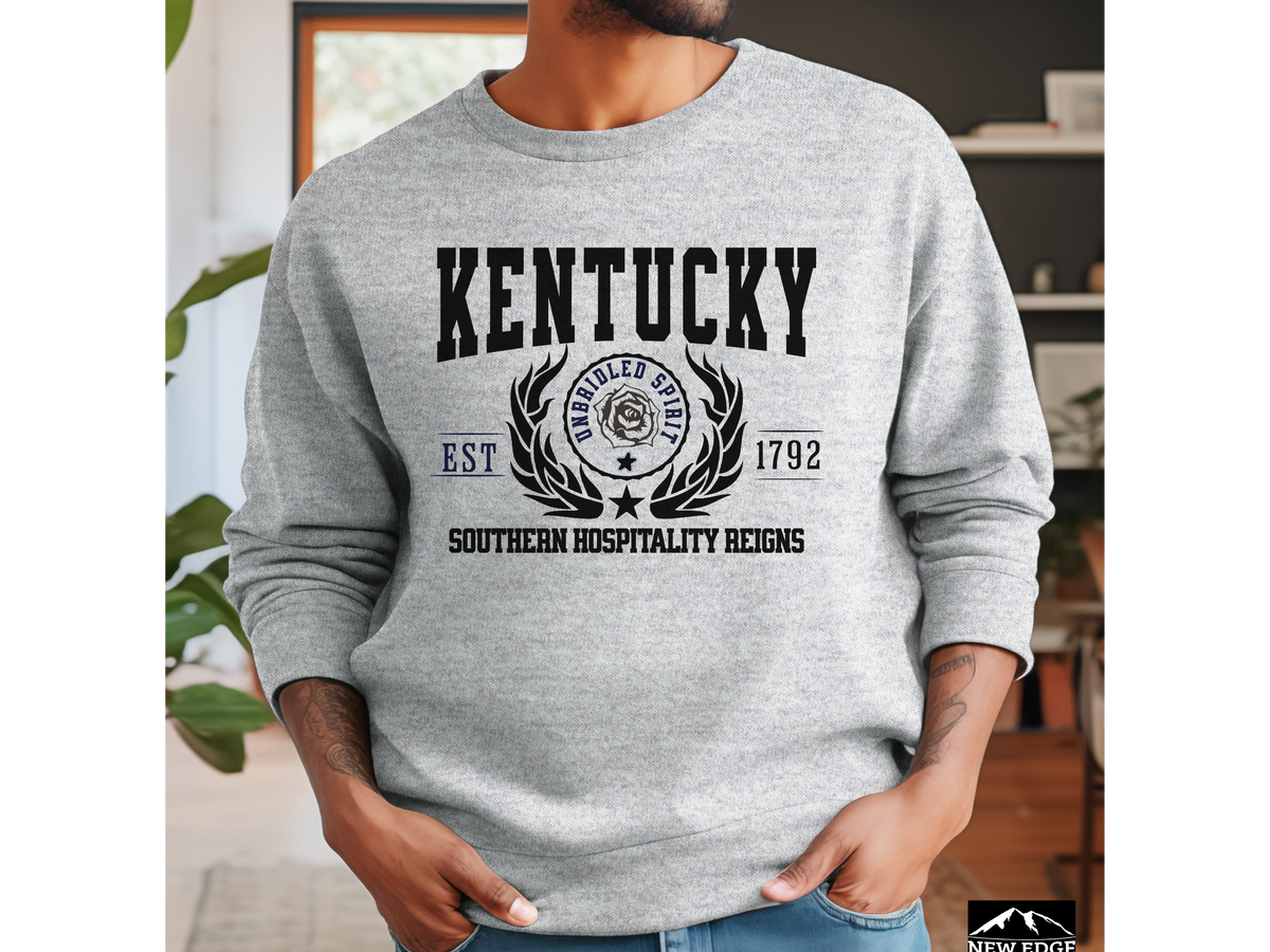 Kentucky State Legacy Sweatshirt – Southern Hospitality Reigns | Unisex Bluegrass Charm Crewneck